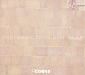 Adoquin Nazari textura fina COBRE.